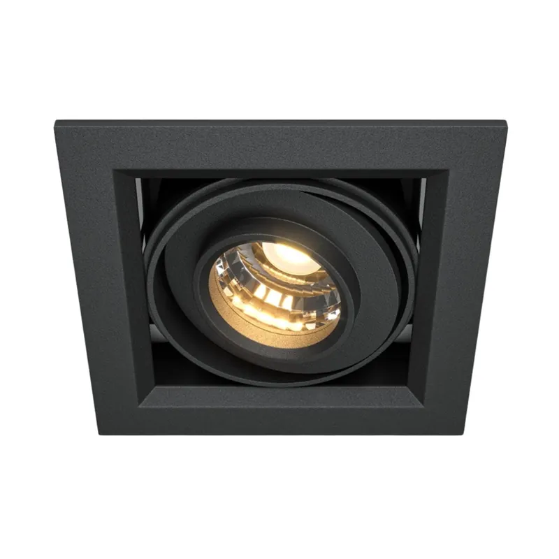 METAL MODERN - Built-in LED recessed spotlight in white or black aluminum