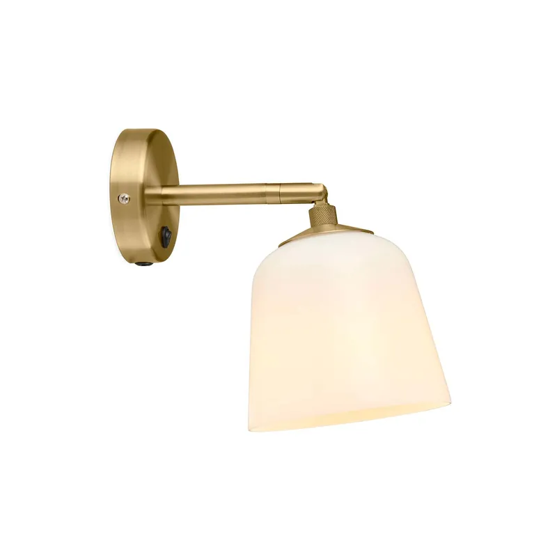 ROOM 49 - Wall sconce in blown glass and brass