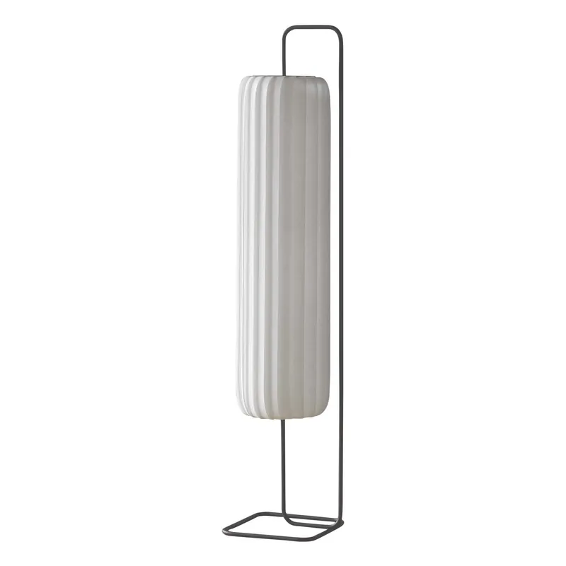 TR37 - Cylindrical floor lamp in design paper slats