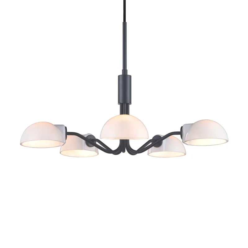 KJOBENHAVN - Vintage living room chandelier in golden or black metal