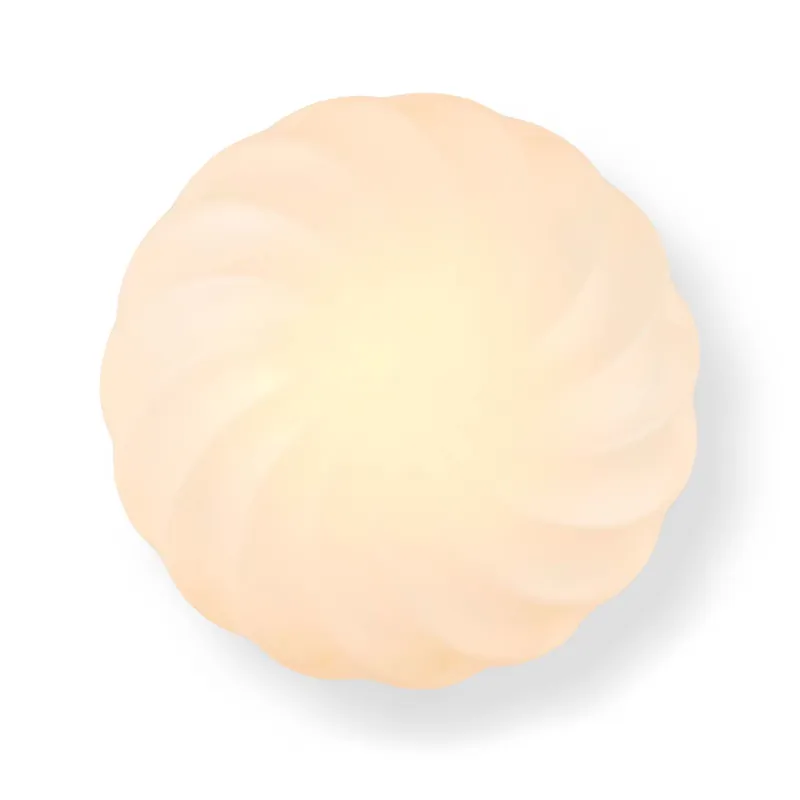 TWIST - Round glass wall sconce for design bedroom