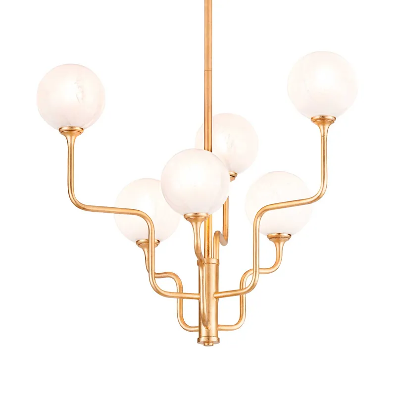 Onyx - Golden design chandelier in the shape of branches for living room