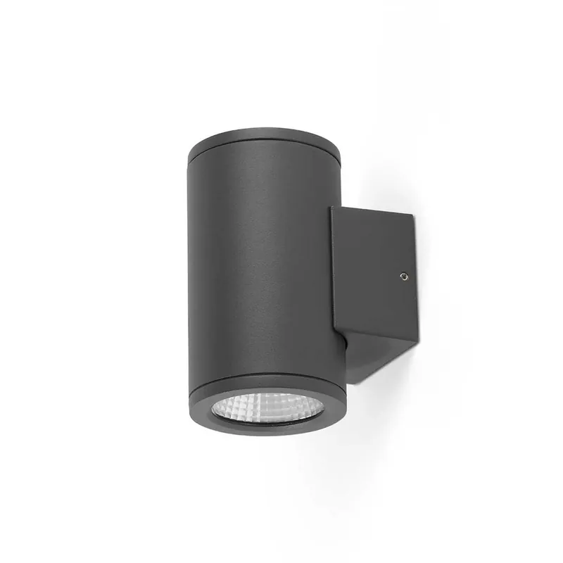 Tond - Modern dark gray outdoor LED wall light