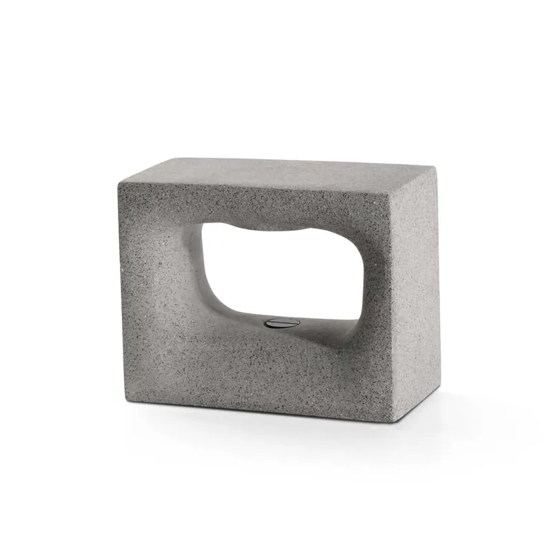 Glint - Concrete design outdoor LED bollard for modern garden