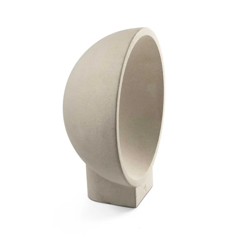 Gaia - Design LED bollard in concrete for modern outdoor use