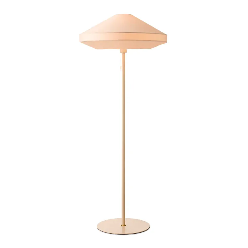 Paris Soft - Vintage design fabric floor lamp for living room