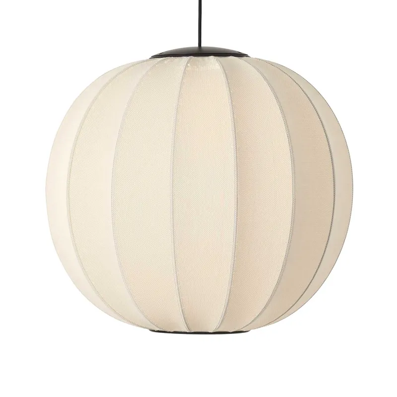 Knit-Wit LED Round - LED Suspension in fabric Japanese-style design ball