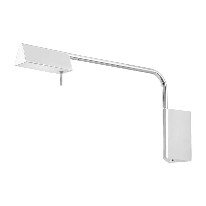 Academy - LED wall sconce 3000K chrome for office
