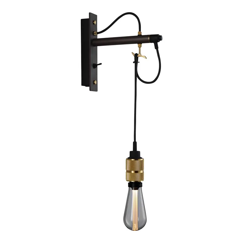 Hooked Wall Nude - Pendant wall sconce for industrial bedroom