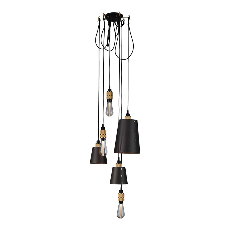 Hooked 6.0 Mix - Industrial design chandelier for staircase descent