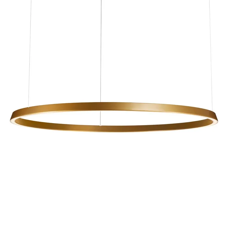 Circular Downward - Large LED ring design pendant light for living room