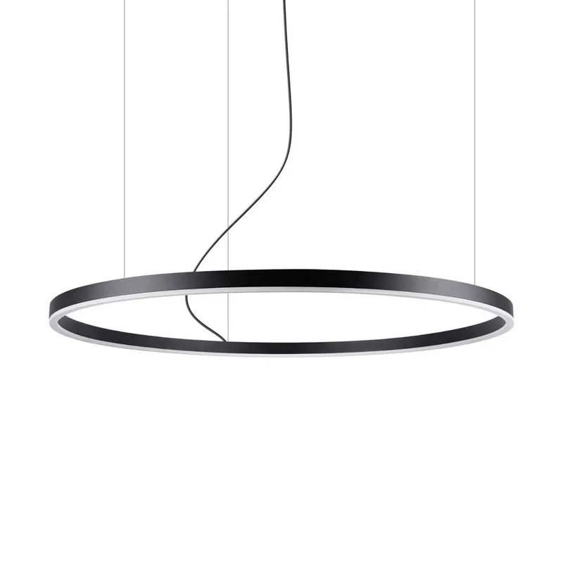 Cephei - Round LED steel chandelier for professional offices