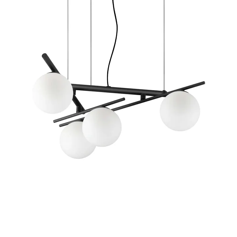 Atlas - Modern glass globe pendant light for living room