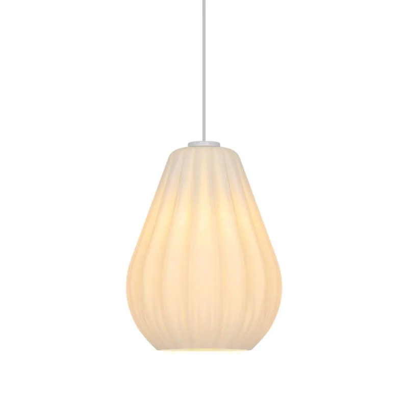 Sallino - Vintage chic glass pendant light for dining room