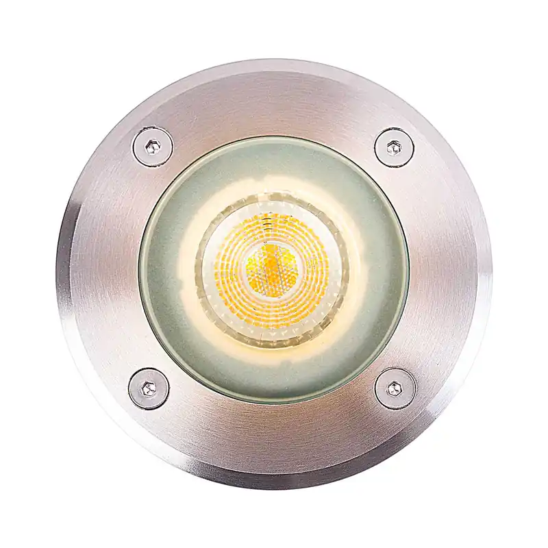 Andor - Round recessed floor spotlight for outdoor garden