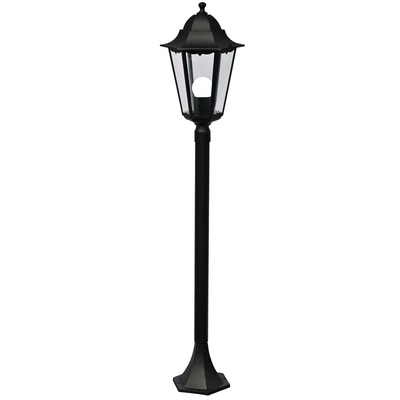 Cardiff - Black Italian design outdoor floor lamp for garden