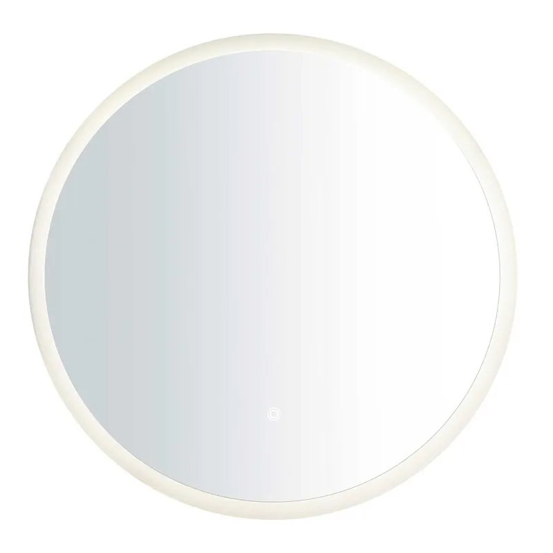 Dovina - Round illuminated touch mirror for bathroom