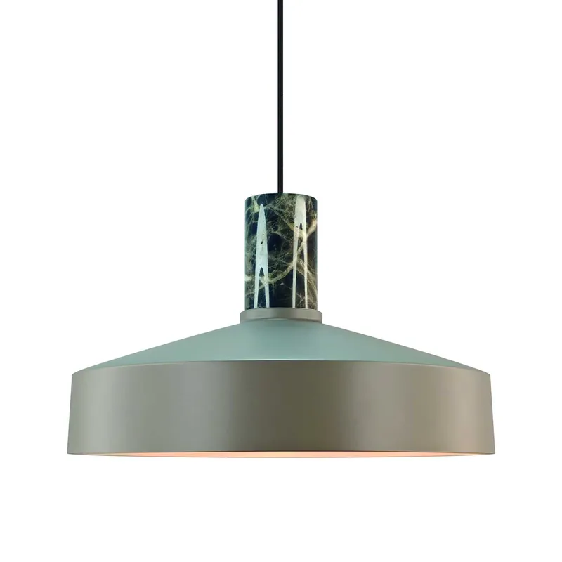 Elvas - Designer steel and marble pendant light for dining room