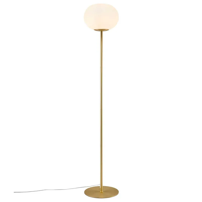 Alton - Steel and glass floor lamp for modern living room
