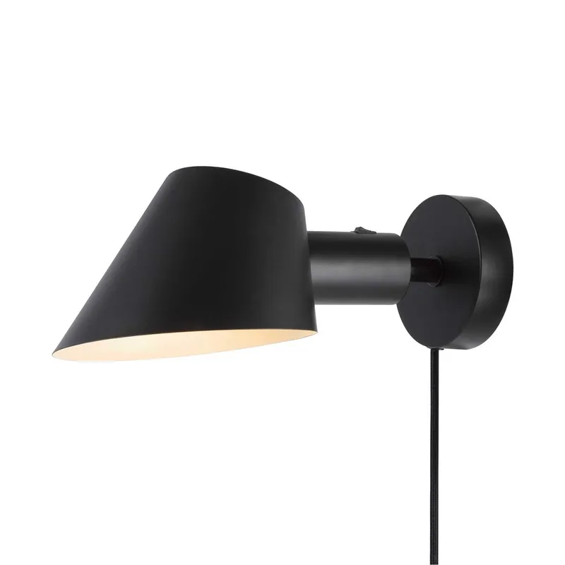 Stay - Aplique de pared moderno de acero para salón o cocina