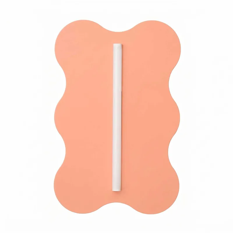 Tureis - Aplique de pared de diseño en acero coloreado con tubo LED