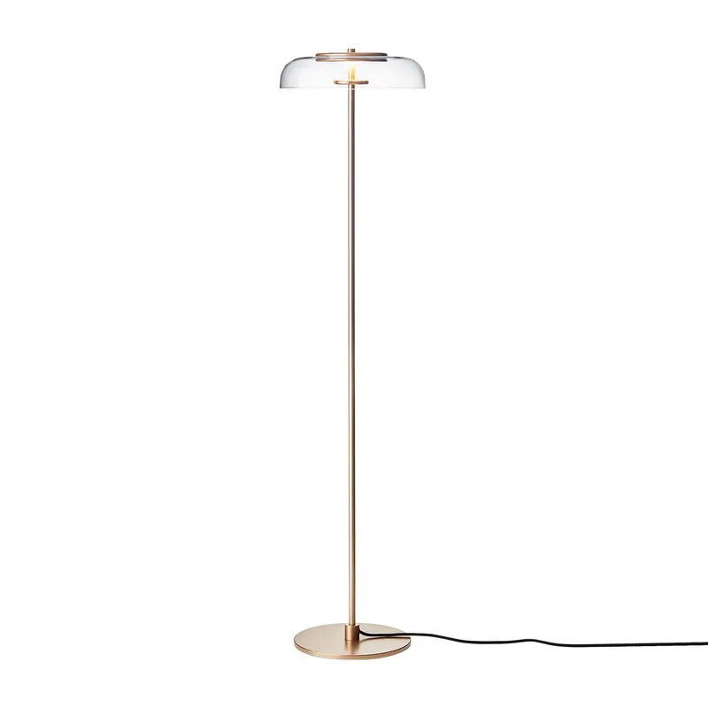 BLOSSI - Lampada da terra in vetro elegante e di design per soggiorno o ufficio