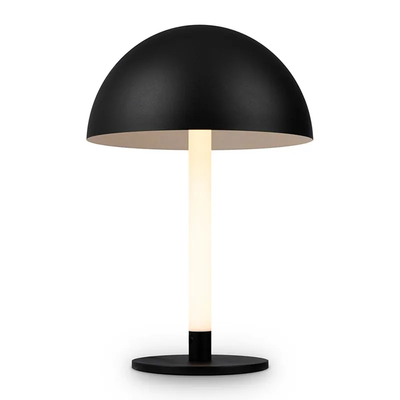 RAY - Lampada da comodino tubo LED design e moderna nera