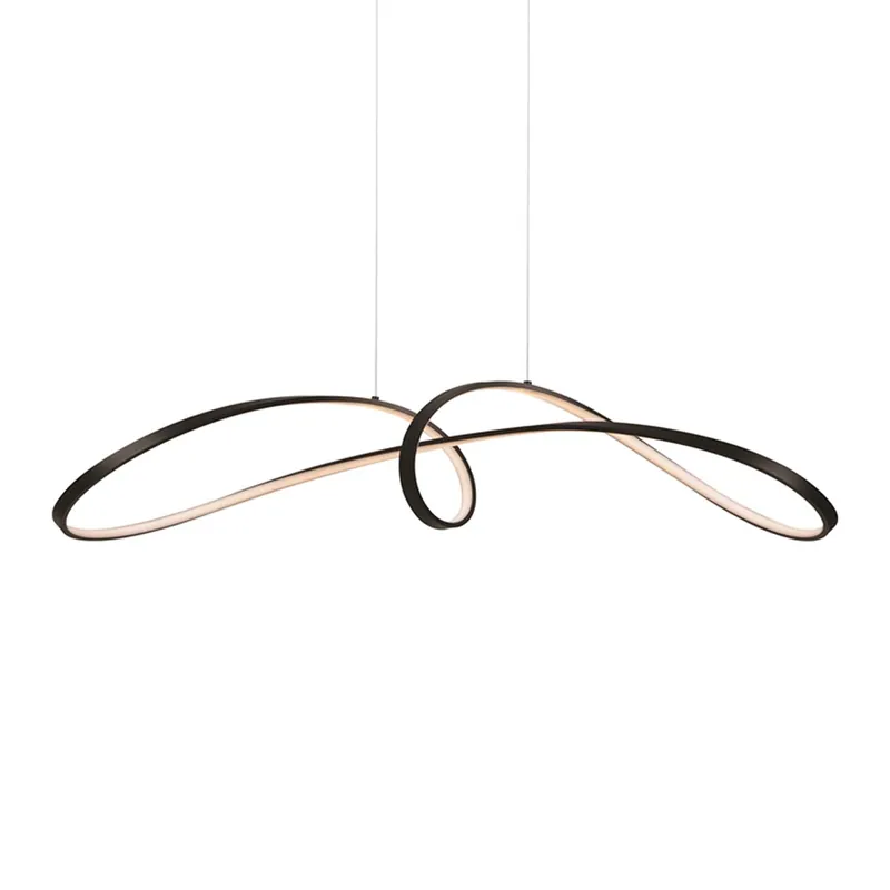 CURVE - Sospensione nodo LED integrata design