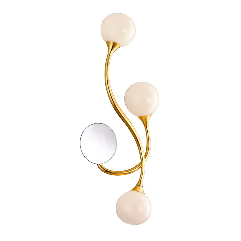 SIGNATURE - Applique da parete design astratto organico dorato