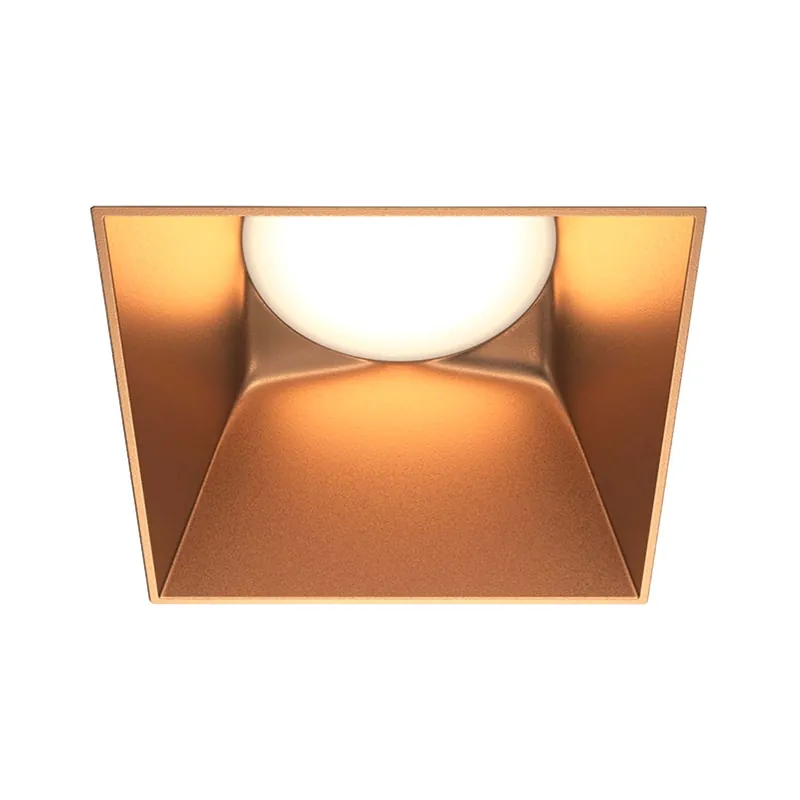 SHARE - Spot incassato invisibile quadrato in acciaio design e moderno