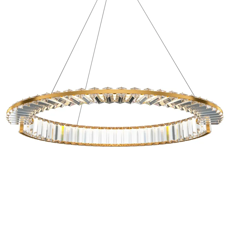 KRONE - Sospensione cristalli chic LED integrata dimmerabile