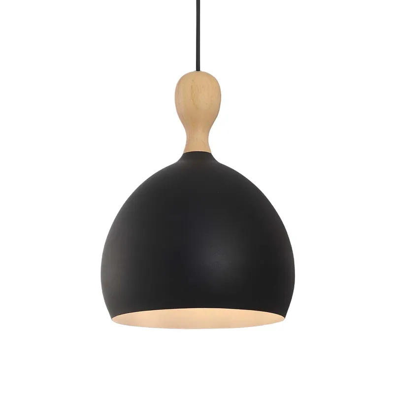 DUEODDE - Sospensione scandinava in metallo e legno