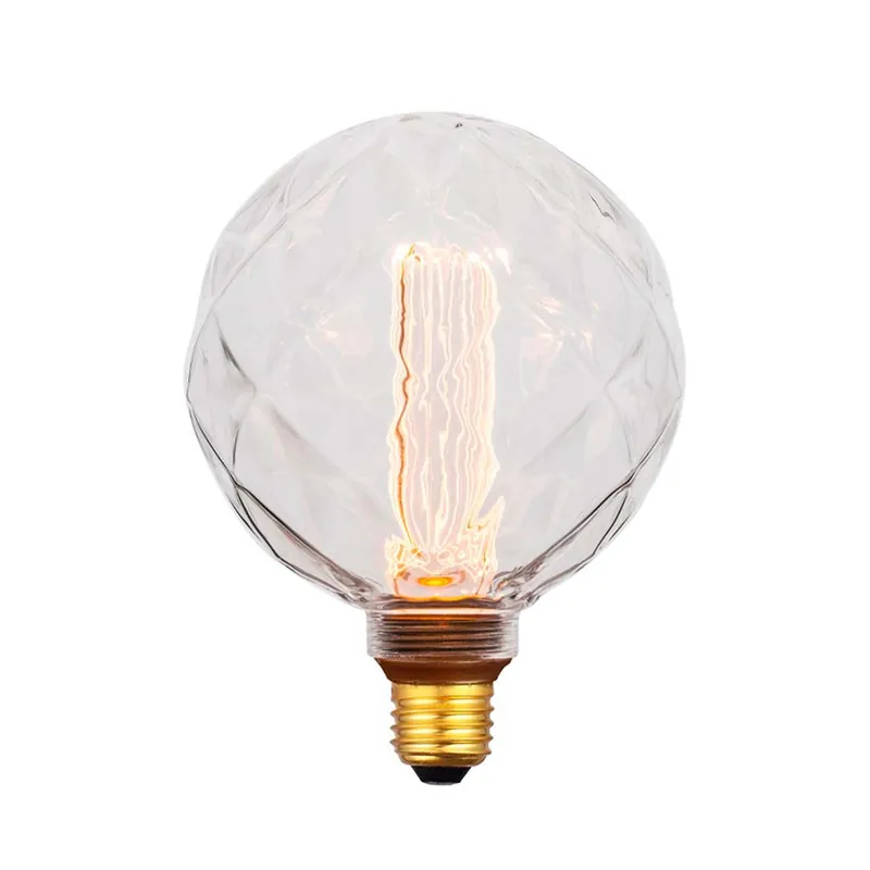 Facet Globe - Lampadina LED E27 design trasparente a sfaccettature