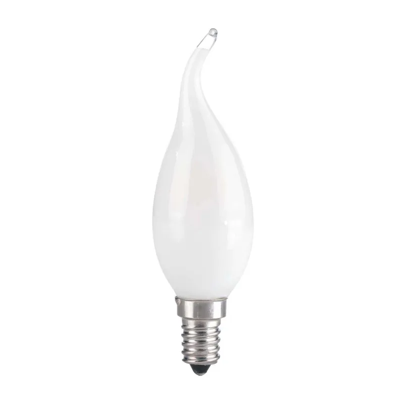Set di 10 lampadine E14 LED fiamma opaca