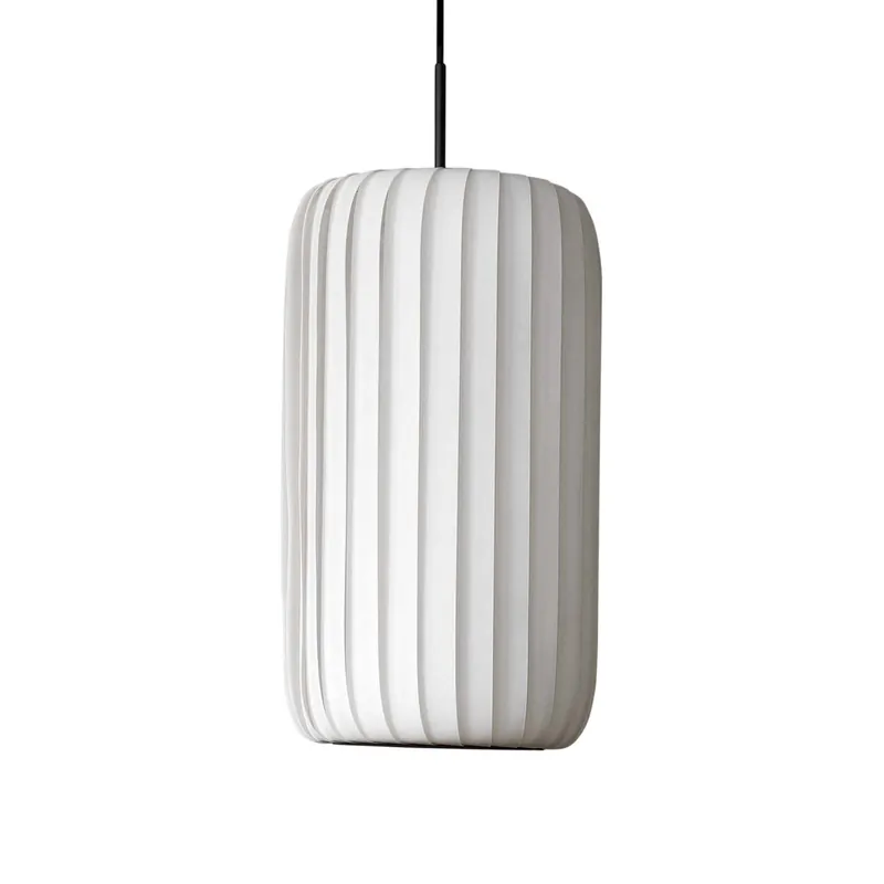 TR37 - Sospensione cilindrica in lame di carta design