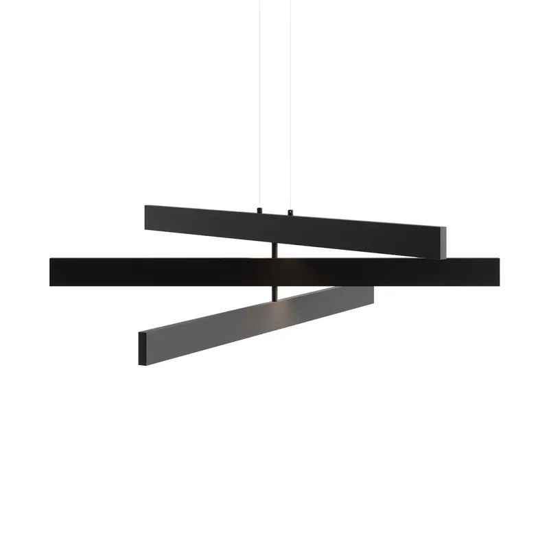 ORIGAMI - Sospensione LED con lamelle orientabili design