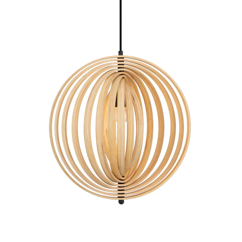 ROOTS - Sospensione design lamelle di legno