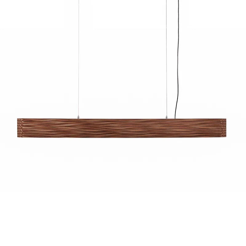 Hewn - Lampadario a sospensione LED in cartone per sala da pranzo design