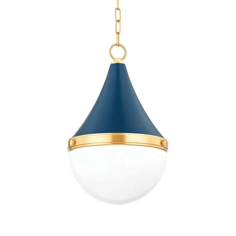 Ciara - Sospensione in metallo e ottone design vintage