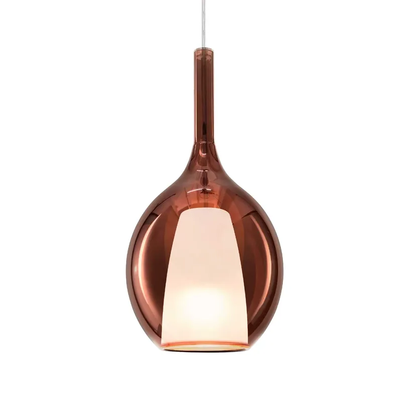 Kalique 2 - Lampadario moderno in vetro colorato design