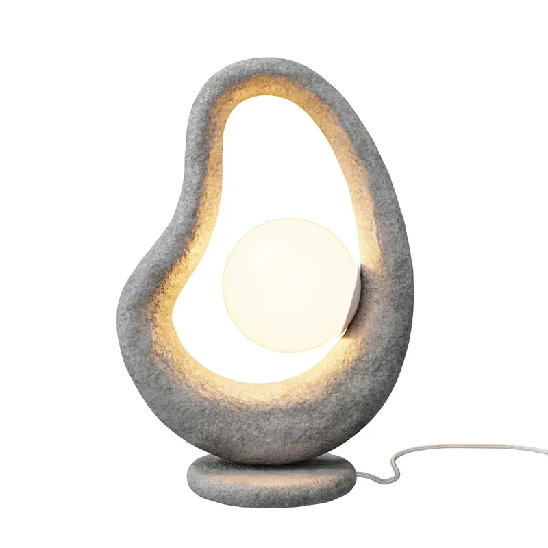 Opus - Lampada da comodino design wabi-sabi per camera o soggiorno