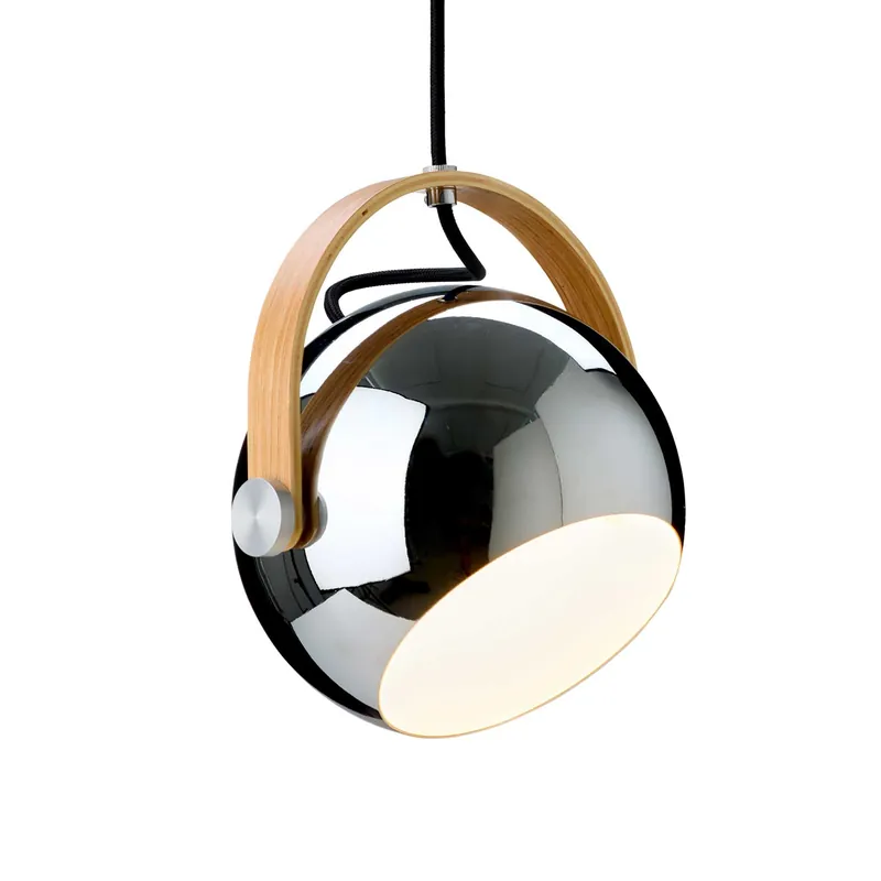 DC - Sospensione cromata design vintage orientabile