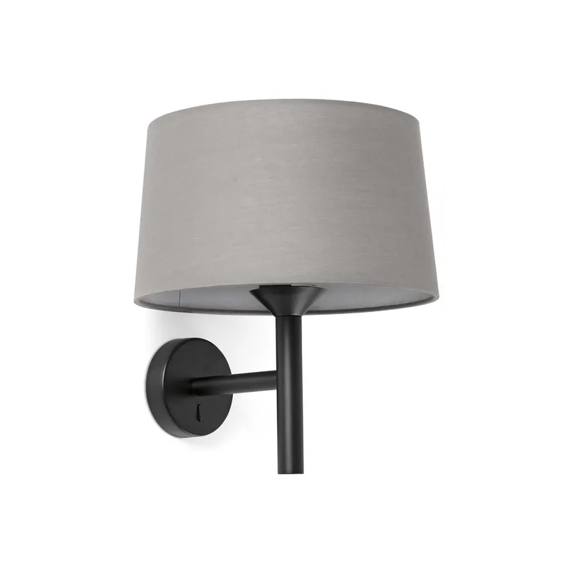 Windsor - Applique da parete moderna in tessuto per soggiorno e camera da letto
