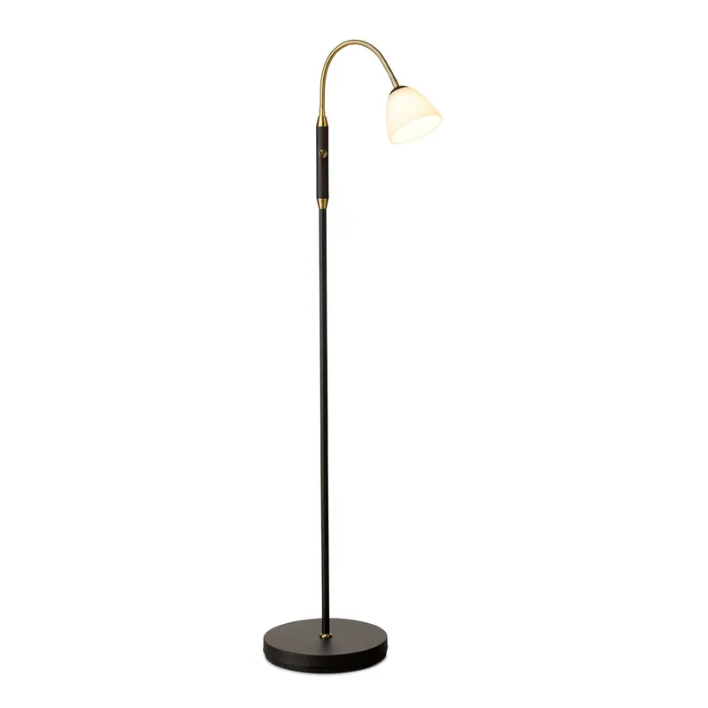 Lucid - Lampada da terra soggiorno design vintage orientabile