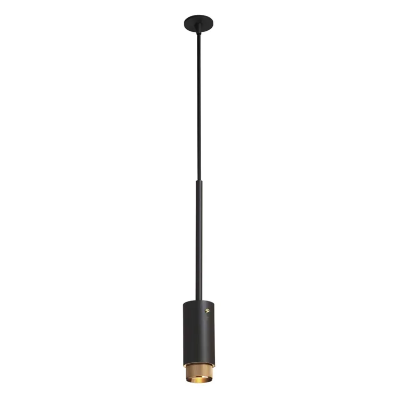 Lampadario a sospensione lineare Exhaust - Piccolo lampadario in acciaio design per cucina
