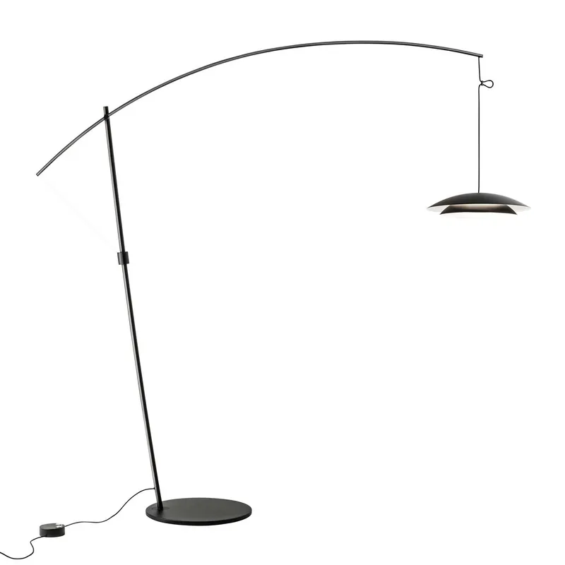 Noway - Lampada da terra xxl a LED ad arco per soggiorno moderno