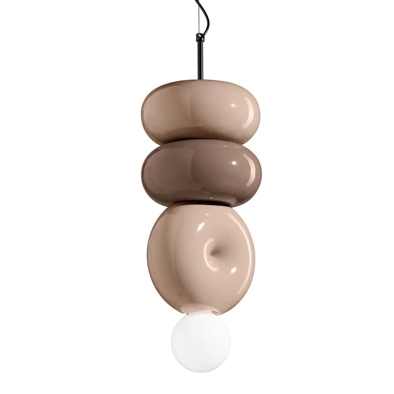 Bumbum - Lampadario design in ceramica colorata per soggiorno design