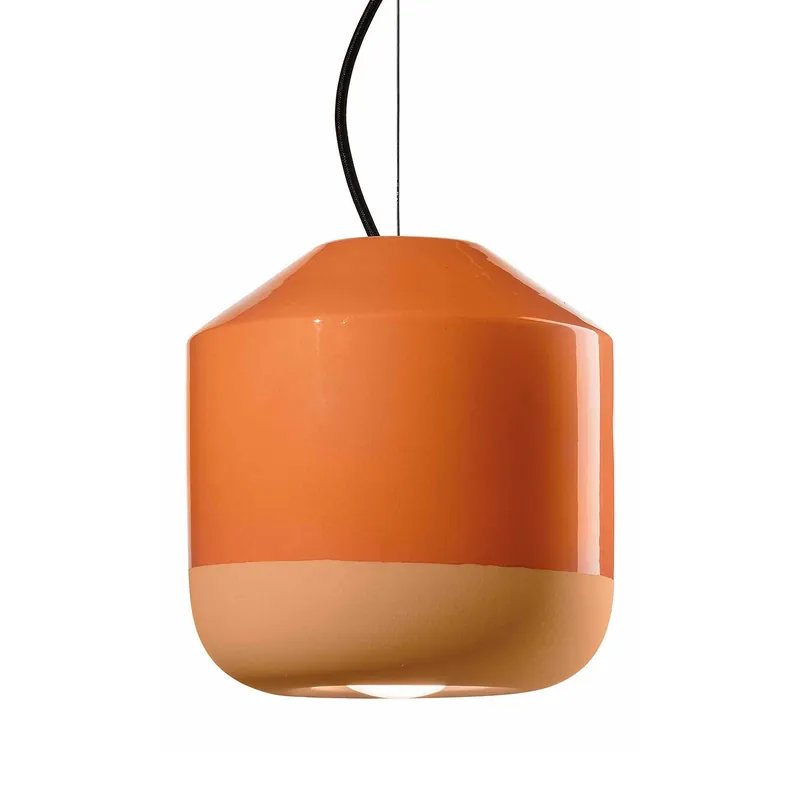 Bellota - Lampada sospesa in ceramica eclettica per cucina colorata