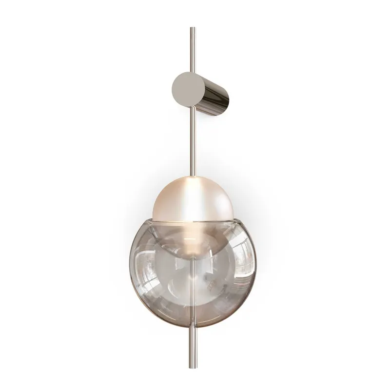 Galileo - Applique da parete LED lusso sfera in vetro design per camera