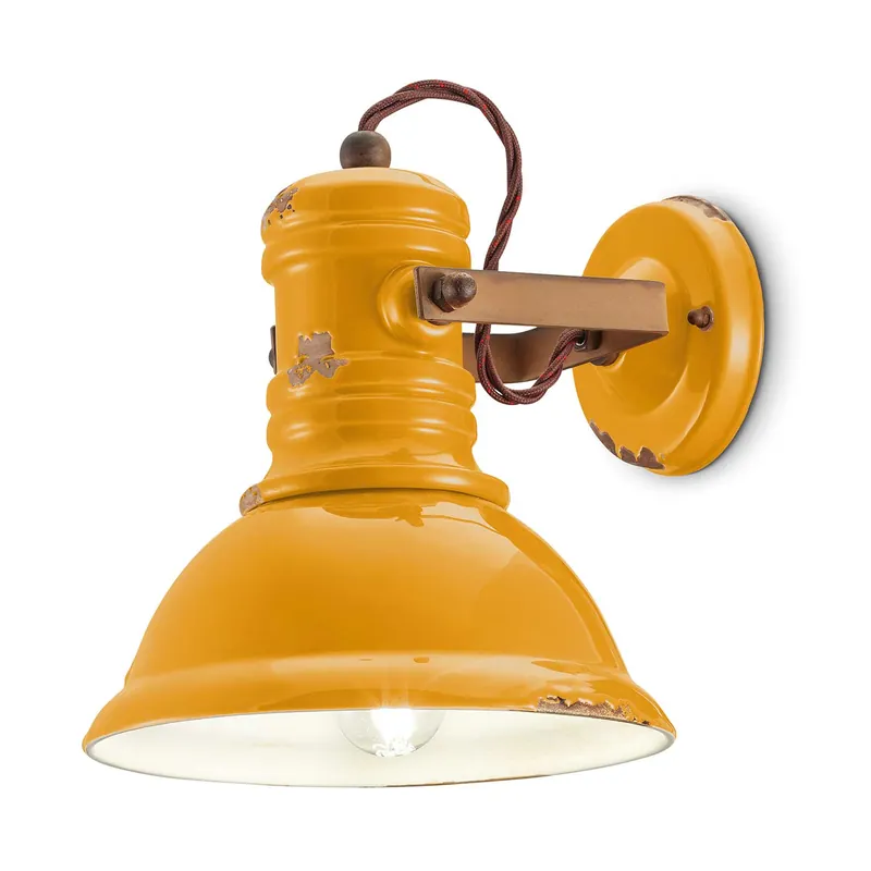 Industrial - Applique da parete in acciaio colorato per cucina industriale